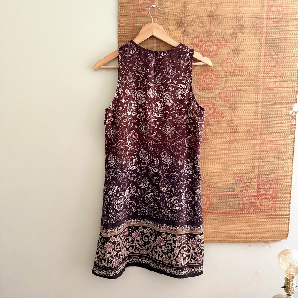Vintage 90s Floral Sleeveless Semi Sheer Dress - Picture 6 of 6